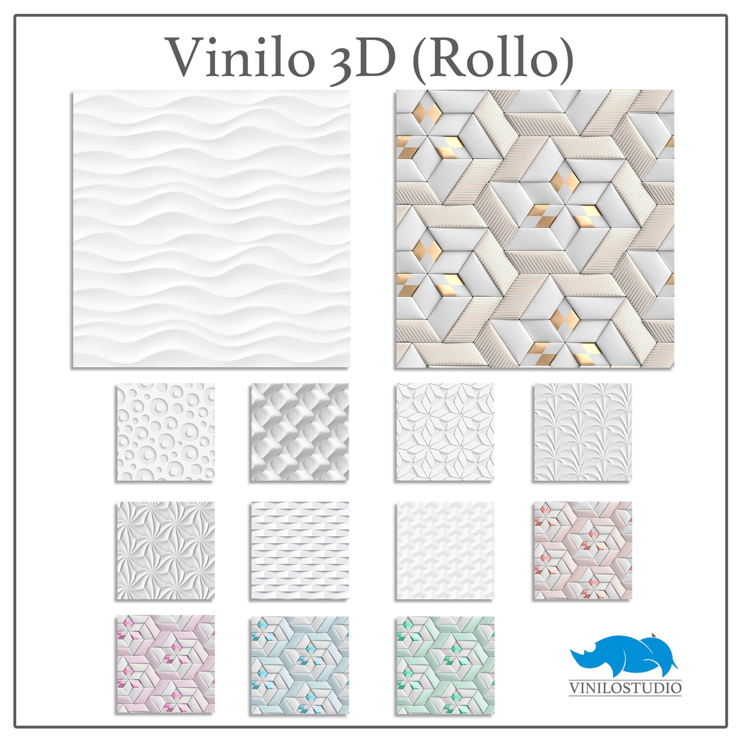(11) Vinilo 3D por rollos