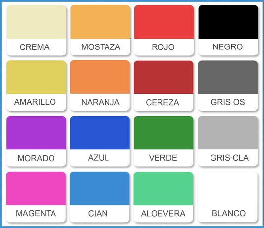 (02) Colores lisos primarios